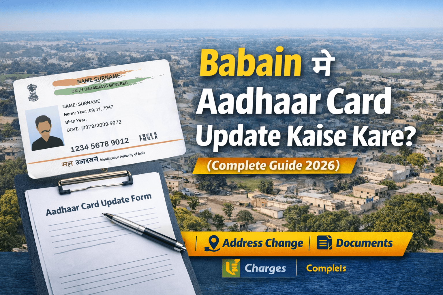 Babain me Aadhaar Card Update Kaise Kare | Complete Guide